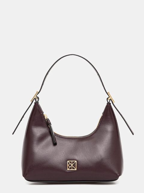 Calvin Klein torebka skórzana kolor fioletowy LV04F3263G - zdjęcie produktu nr 1