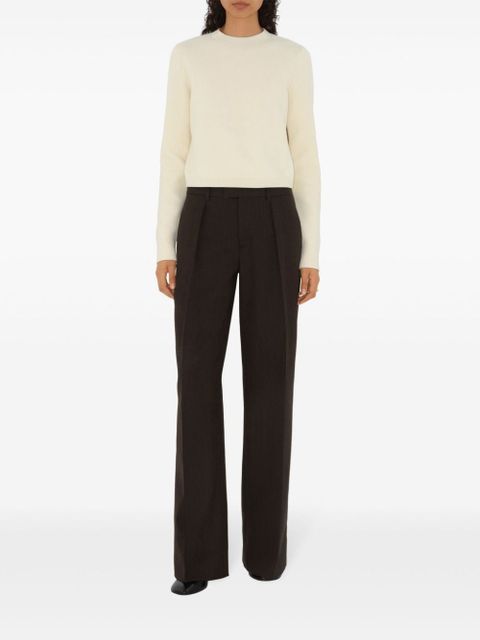 Burberry chenille-texture jumper - White - zdjęcie produktu nr 2