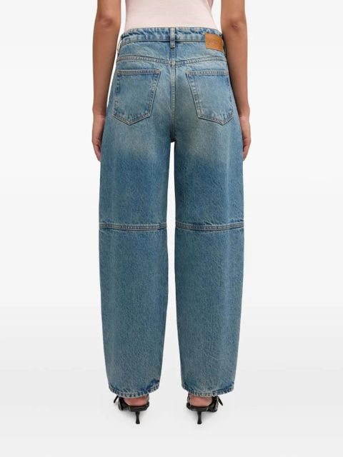 GANNI panelled jeans - Blue