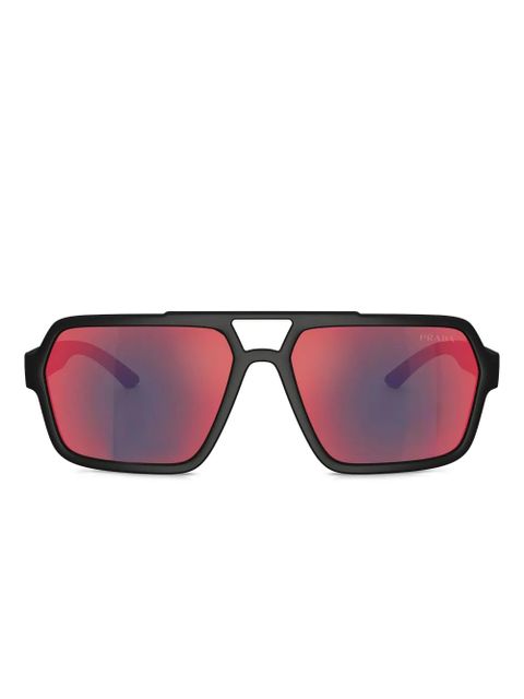 Prada Eyewear Linea Rossa sunglasses - Black - zdjęcie produktu nr 1