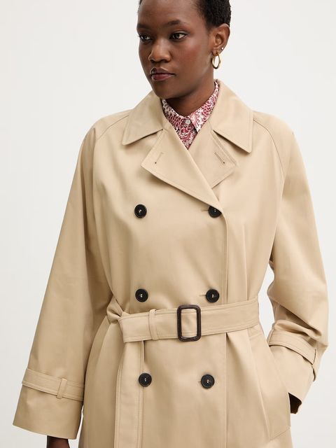 Weekend Max Mara płaszcz bawełniany SNINFA