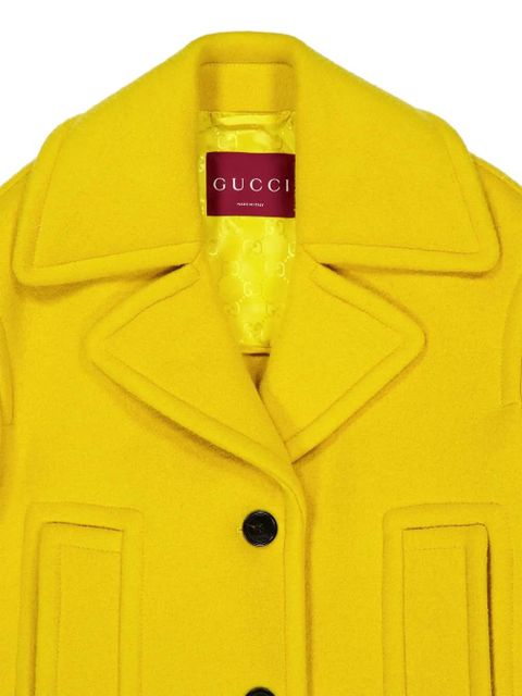 Gucci wool coat - Yellow
