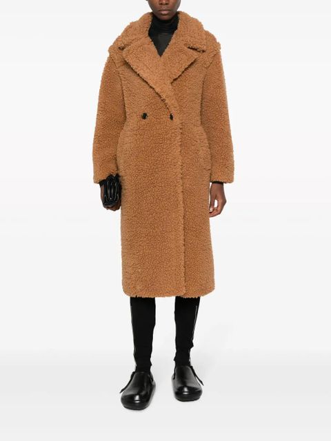 UGG Gertrude double-breasted teddy coat - Brown