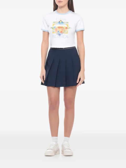 Casablanca graphic-print T-shirt - White - zdjęcie produktu nr 2