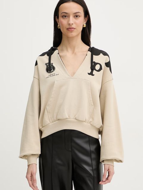 Pinko bluza z kapturem damska bawełniana - zdjęcie produktu nr 1