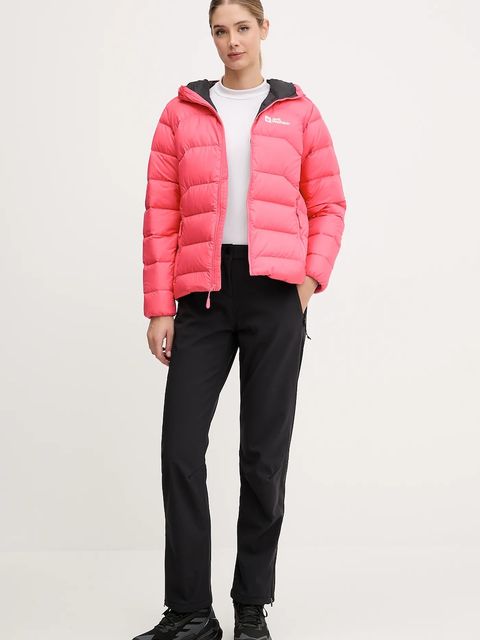 Jack Wolfskin kurtka sportowa puchowa Ather Down kolor różowy A60330