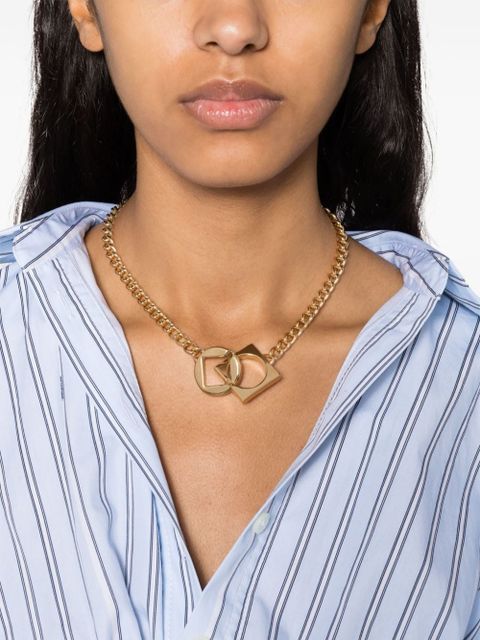 Jacquemus Le Collier Rond Carré choker necklace - Gold - zdjęcie produktu nr 2