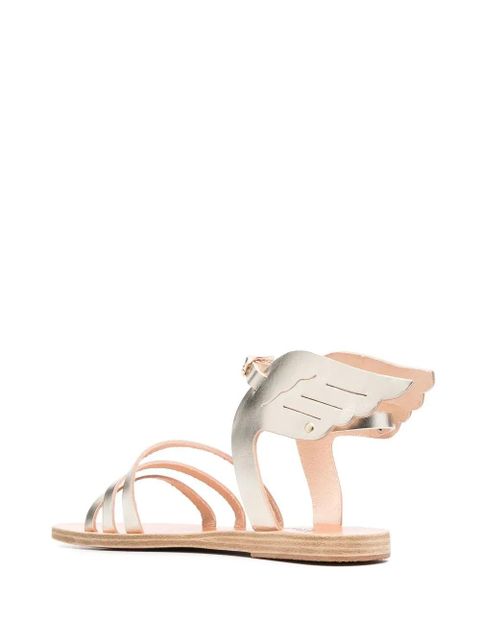 Ancient Greek Sandals triple-strap leather sandals - Gold