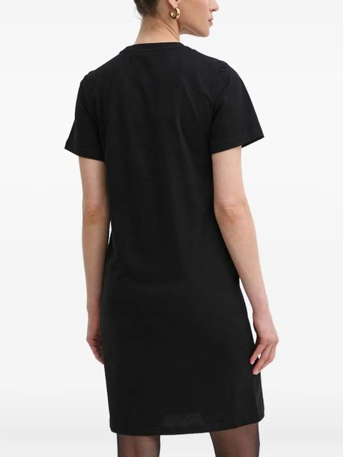 PINKO embellished graphic mini dress - Black