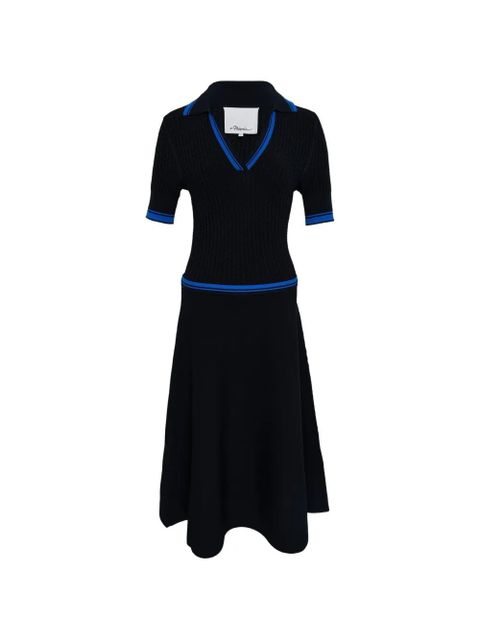 3.1 Phillip Lim polo-collar dress - Black - zdjęcie produktu nr 1