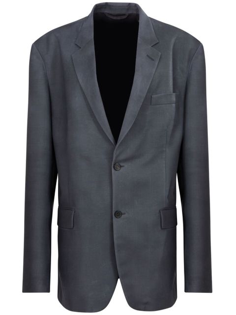 Maison Margiela four-stitch single-breasted blazer - Grey - zdjęcie produktu nr 1