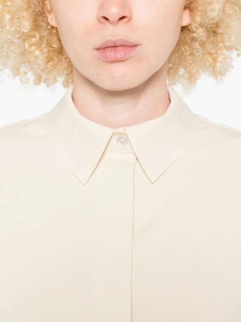 Max Mara long-sleeve collared shirt - Neutrals