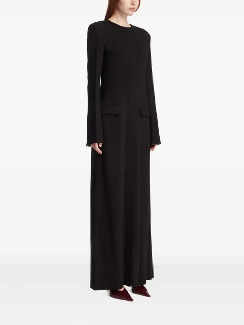 TOTEME long-sleeve maxi dress - Black - zdjęcie produktu nr 2