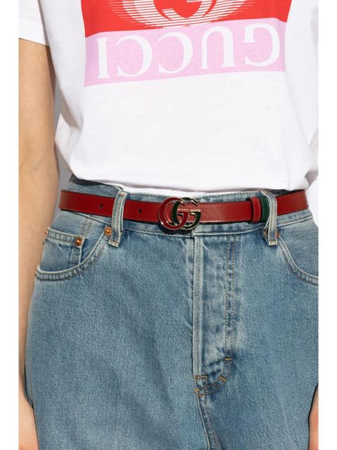 Gucci GG Marmont belt - Red - zdjęcie produktu nr 2