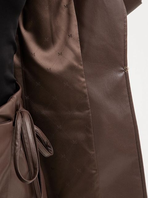 Marciano by Guess marynarka GLADYS kolor brązowy 5BGN04 7389A