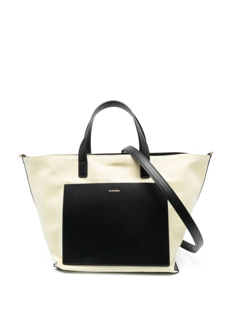 Jil Sander small Wander canvas tote bag - Yellow - zdjęcie produktu nr 1