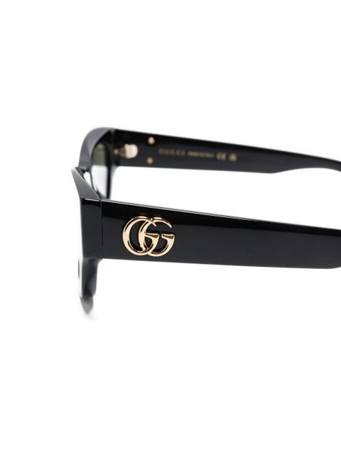 Gucci Eyewear Double G-plaque sunglasses - Black