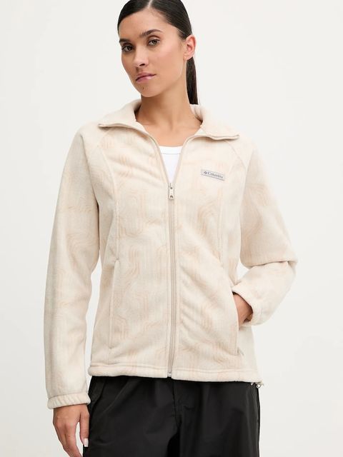 Columbia bluza sportowa Benton Springs kolor beżowy wzorzysta 2021771 - zdjęcie produktu nr 1