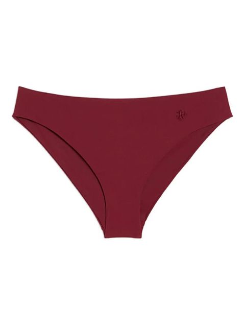 Jil Sander jersey embroidered monogram bikini bottom