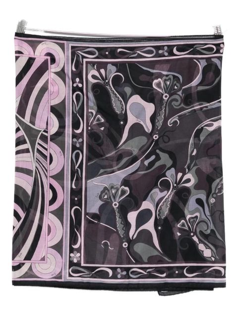 PUCCI floral-print mini pareo - Black - zdjęcie produktu nr 2