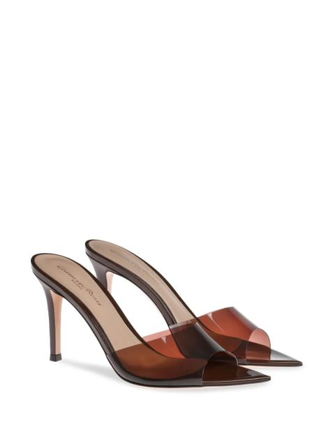 Gianvito Rossi Elle 85mm point-toe sandals - Brown - zdjęcie produktu nr 2