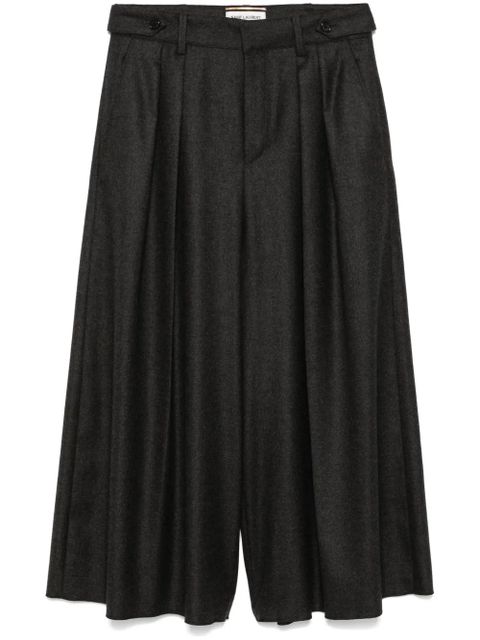 Saint Laurent pleated trousers - Grey