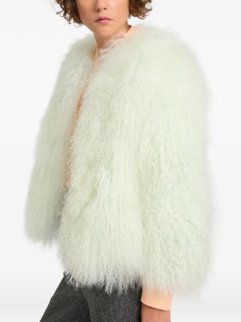 Yves Salomon shearling jacket - Green