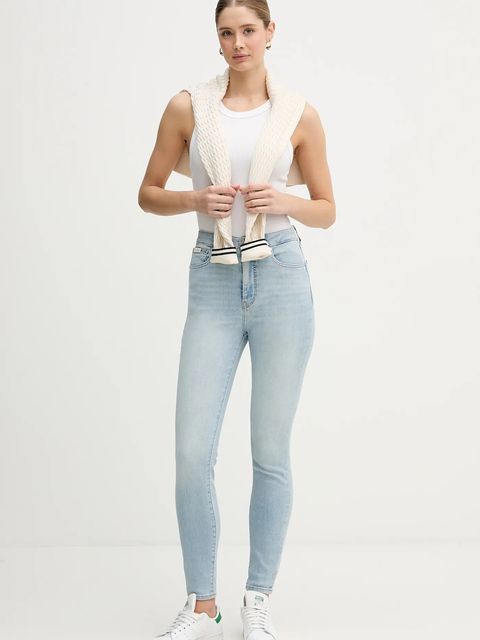 Calvin Klein Jeans jeansy damskie kolor niebieski LV047E610G - zdjęcie produktu nr 2