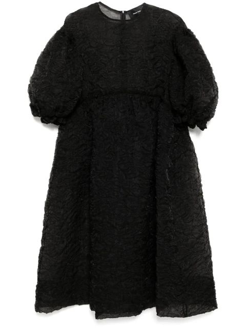 Simone Rocha ruffle detail smock dress - Black - zdjęcie produktu nr 1