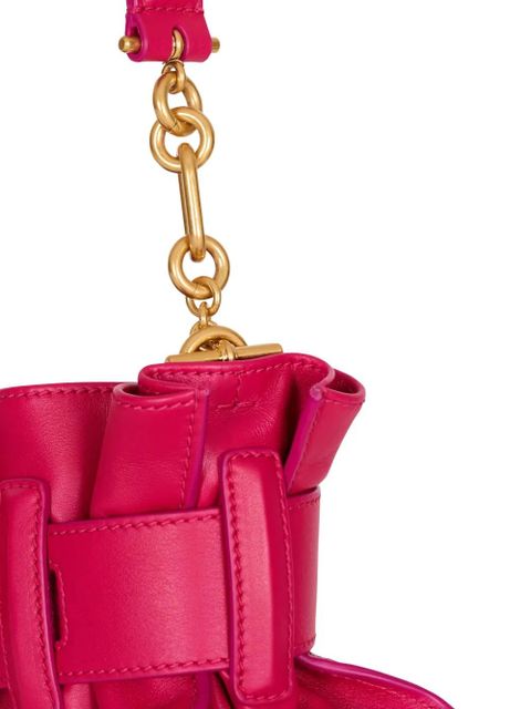 Balmain mini Anthem clutch bag - Pink