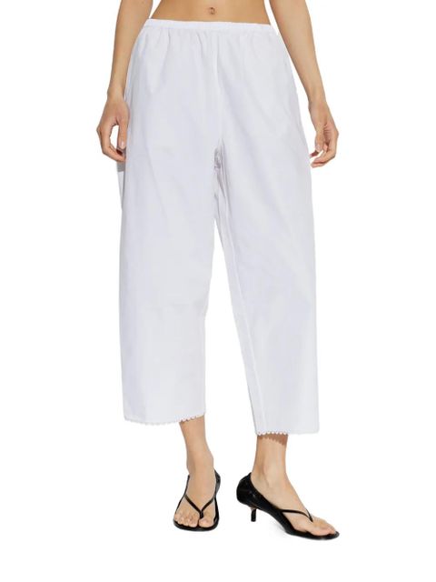 Róhe scalloped trousers - White