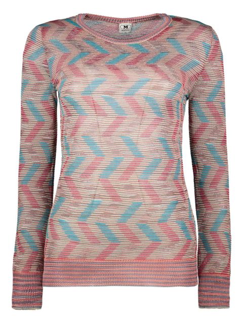 Missoni zigzag-pattern jumper - Pink - zdjęcie produktu nr 1