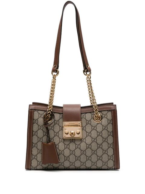 Gucci small Padlock GG shoulder bag - Neutrals - zdjęcie produktu nr 1