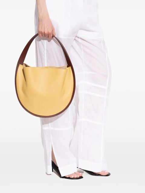 Jil Sander Pivot leather tote bag - Yellow - zdjęcie produktu nr 2