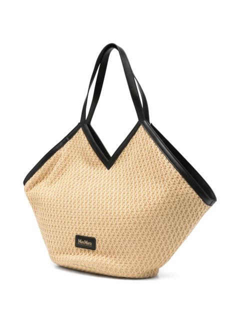 Max Mara Bchbruno tote bag - Neutrals