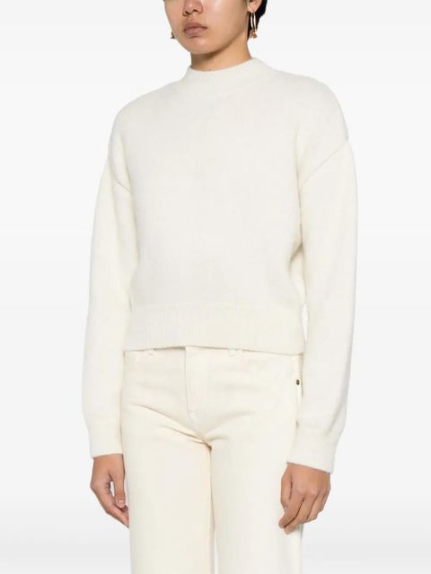 Jacquemus La Maille Jacquemus logo-intarsia jumper - Neutrals