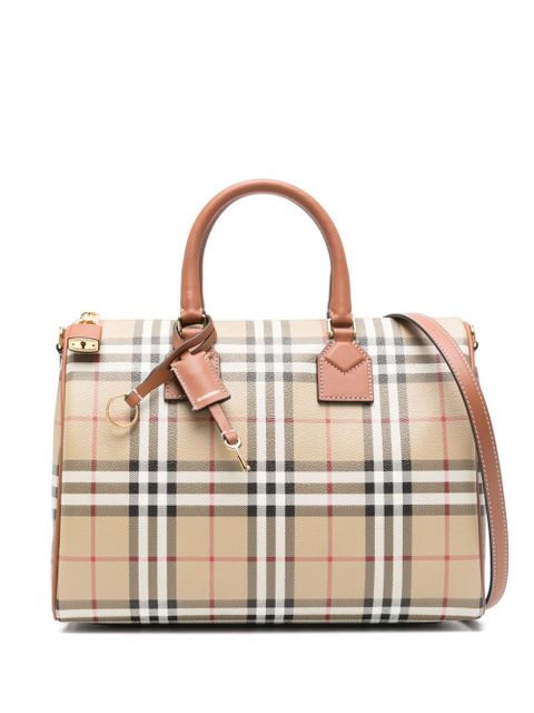 Burberry house check-pattern tote bag - Neutrals - zdjęcie produktu nr 1