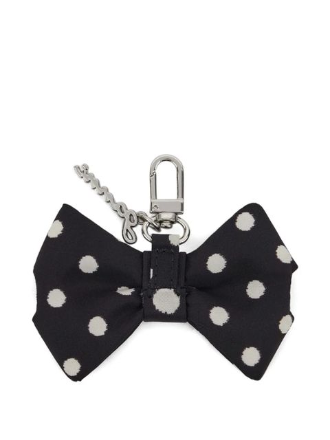 GANNI polka dot-bow keyring - Black - zdjęcie produktu nr 2