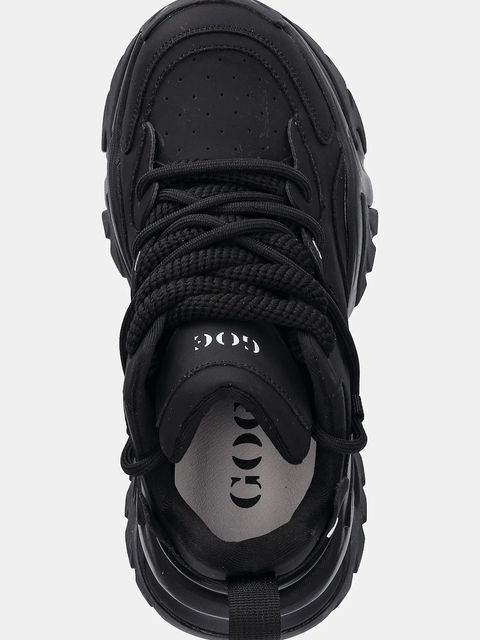 GOE sneakersy skórzane SS2N4008 damskie kolor czarny SS2N4008 BLACK