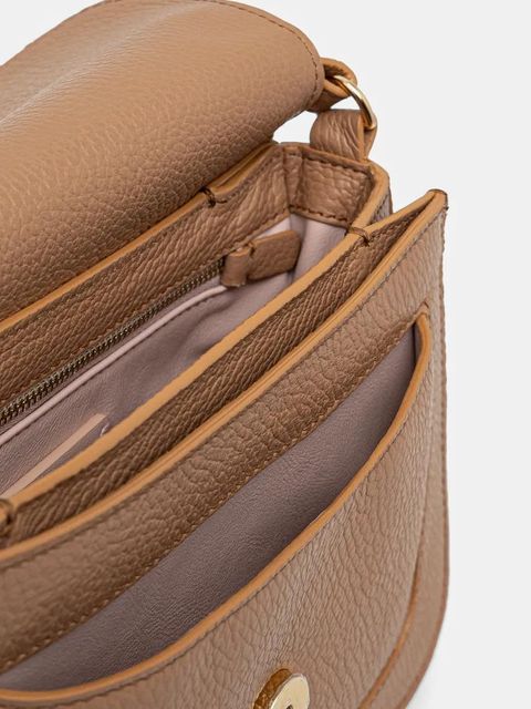 Coccinelle torebka skórzana kolor beżowy E1 SSL 15 01 01