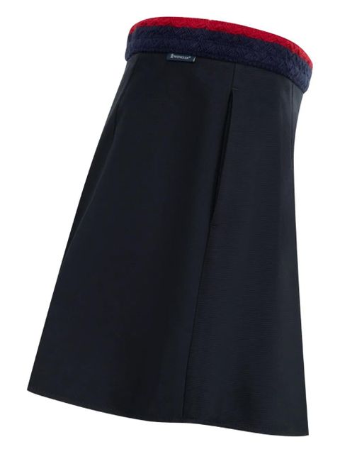 Moncler pleated mini skirt - Blue - zdjęcie produktu nr 2