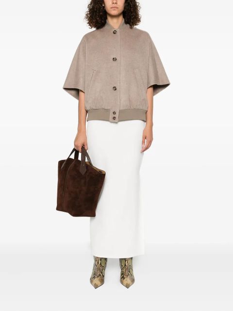 Max Mara cape wool coat - Neutrals - zdjęcie produktu nr 2