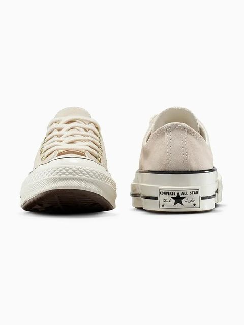 Converse tenisówki zamszowe Chuck 70 kolor beżowy A13829C