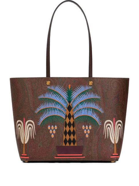 ETRO x Agostino Iacurci medium Essential tote bag - Brown