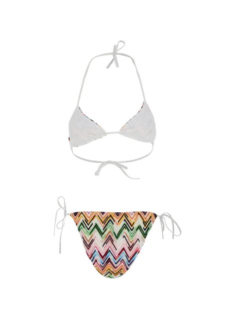 Missoni zigzag-pattern bikini set - White - zdjęcie produktu nr 2