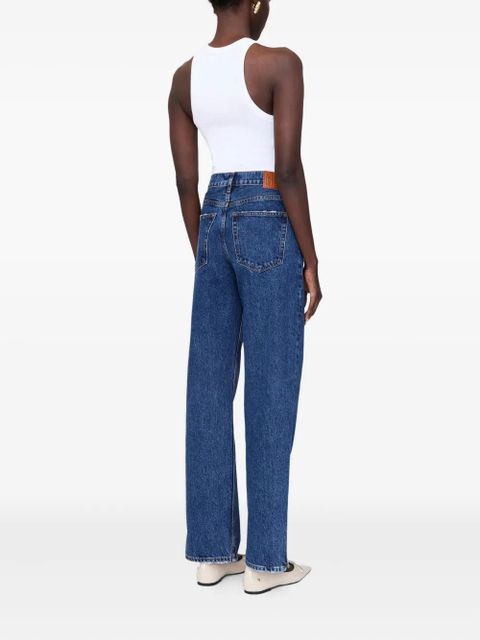 ANINE BING Roy high-rise jeans - Blue