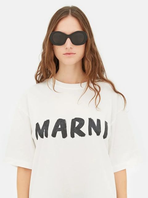 Marni okulary przeciwsłoneczne Ulawun Vulcano Black damskie kolor czarny EYMRN00024.001.J5B - zdjęcie produktu nr 1