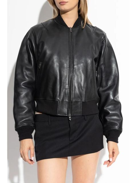 Diesel L-ILAN leather jacket - Black