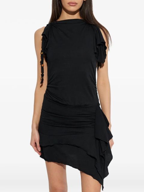 ISABEL MARANT ruffled ruched dress - Black