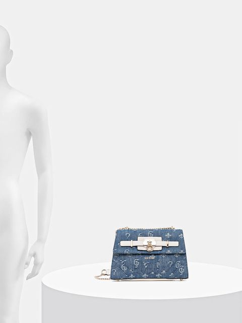 Guess torebka GREYSON kolor niebieski HWDG92 06210